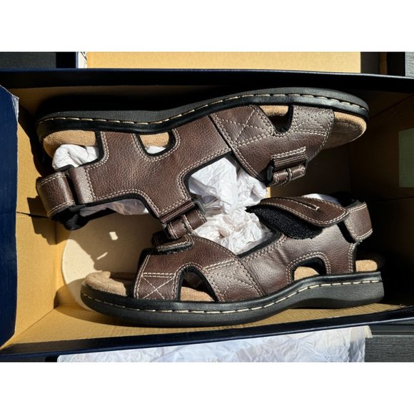 Dockers Mens Newpage Quarter Strap Sandal, Briar, Size 9, NIB - Picture 3 of 4